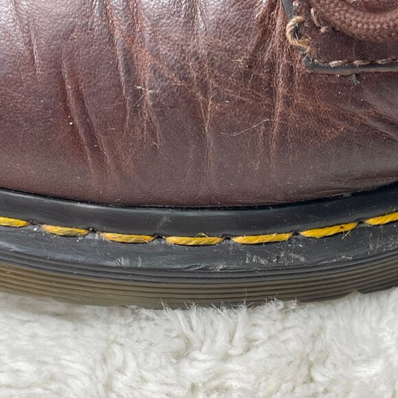 Dr. Martens Men\'s Brown  Leather Lace Up Boston Round Toe Shoes Size 11 US main image 11